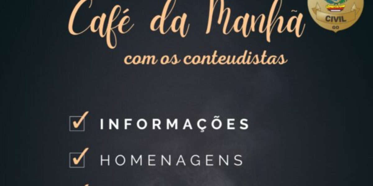 Café da manhã com os conteudistas