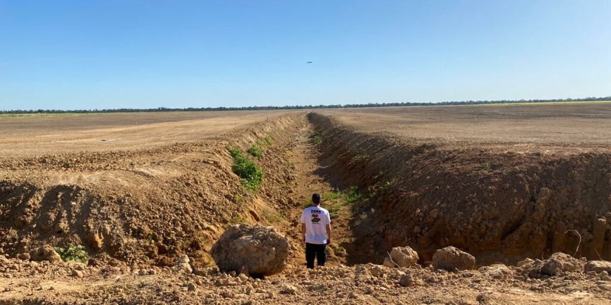 Dema faz operação e localiza drenos às margens do Rio Crixás