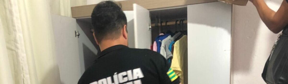 PCGO cumpre buscas em Uruaçu contra suspeito de importunação sexual e stalking