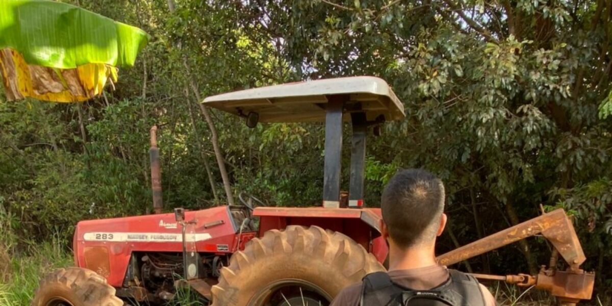 Operação Requies recupera mais um trator em Bom Jesus de Goiás