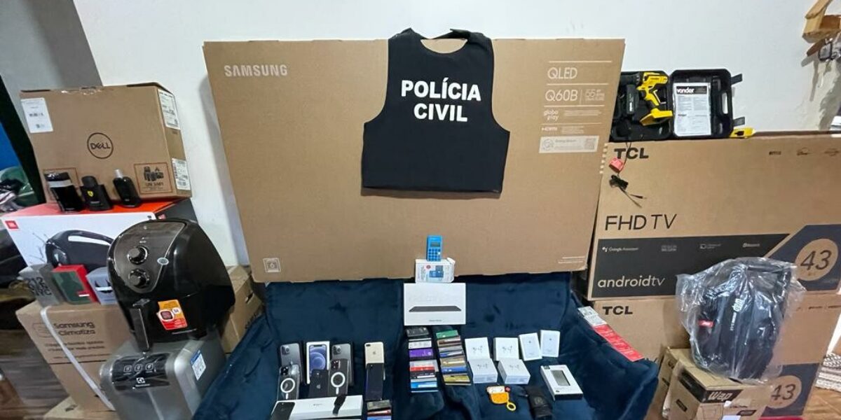 Goianira: oito são presos em operação contra crime de estelionato