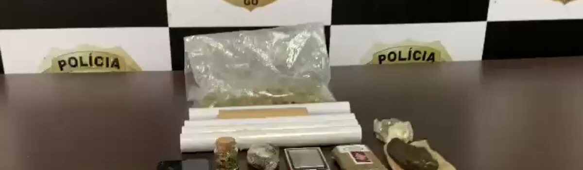 Preso jovem de 19 anos que vendia drogas em prédio de alto padrão no St. Oeste