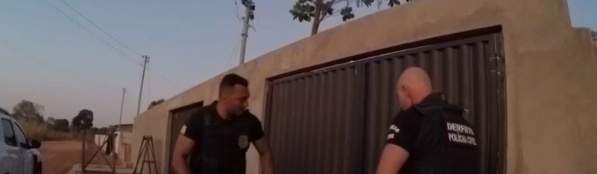 Casal suspeito de tráfico de drogas é preso em Nova Crixás