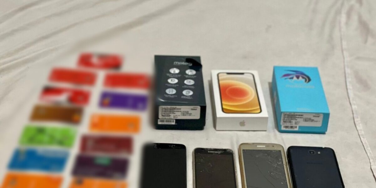 Apreendido, em Aparecida de Goiânia, celular utilizado para dar golpes em moradores de Jaraguá