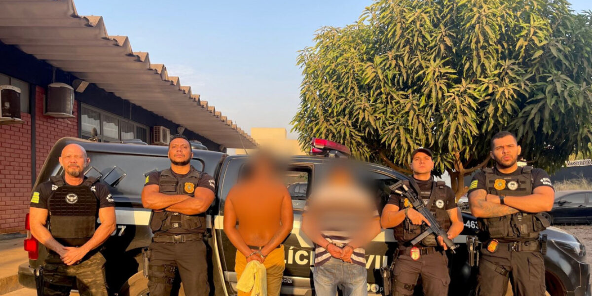 Três suspeitos de tráfico de drogas são presos durante operação em Porangatu