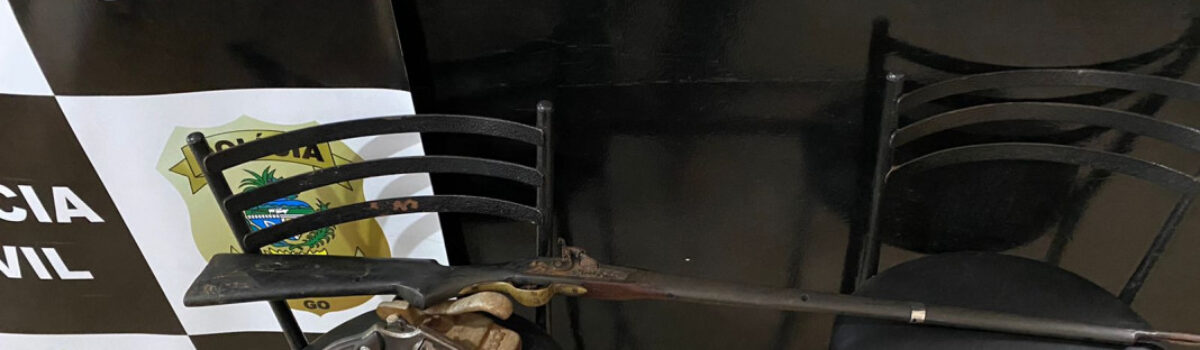 Dois são presos por posse ilegal de arma, em Senador Canedo