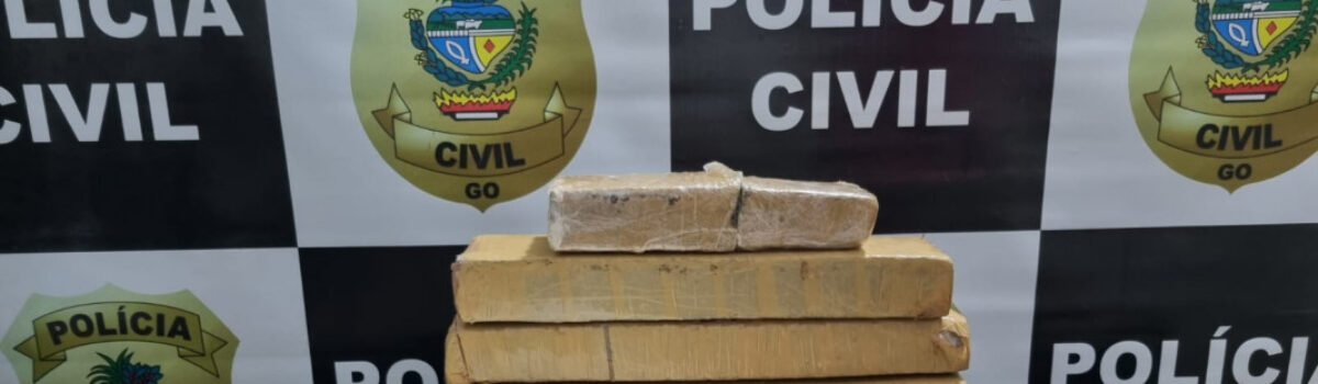 Dupla é presa em Itapuranga com cerca de 10 quilos de drogas