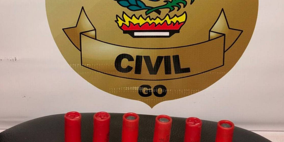 Homem é preso em Crixás por posse ilegal de munições de arma de fogo