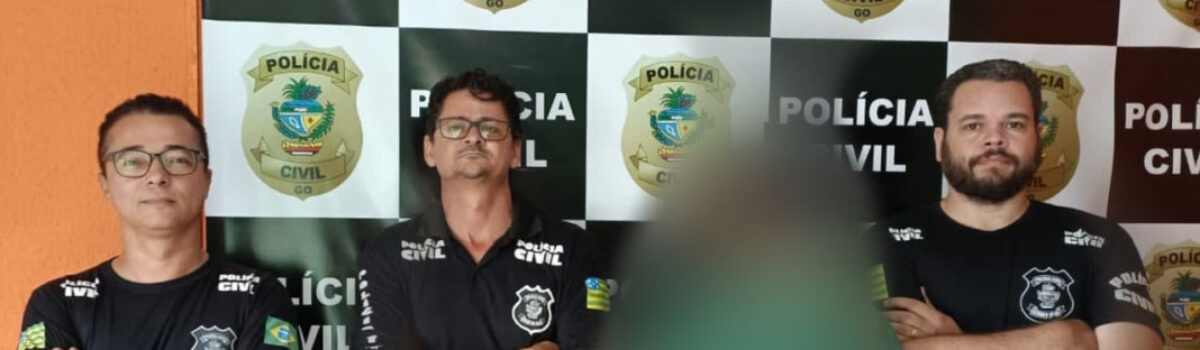 PCGO prende autor de crime contra menor em São Francisco