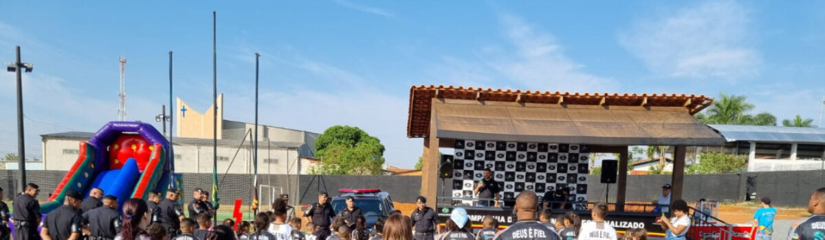 PCGO participa de evento em comemoração ao Dia da Criança em Aparecida