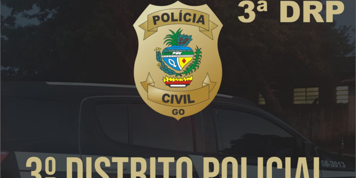 PCGO prende autor de roubo com arma branca, em Anápolis