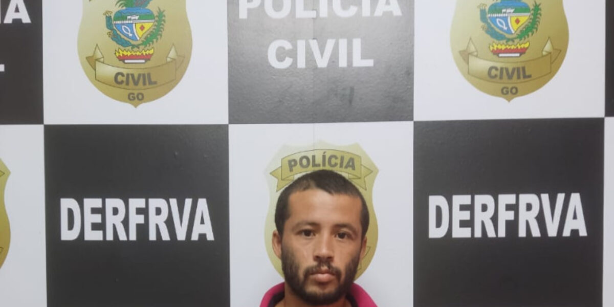 Suspeito de roubar veículo em Aparecida de Goiânia é preso pela PCGO