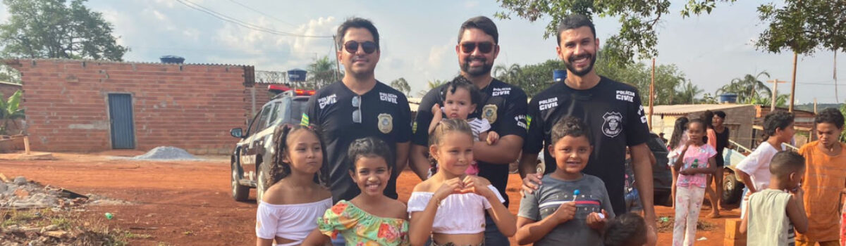 PCGO leva ação social a crianças em Itaberaí