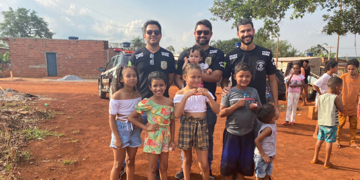 PCGO leva ação social a crianças em Itaberaí