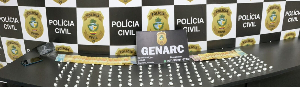 Pai e filho são presos em flagrante em ação contra tráfico de drogas em Luziânia