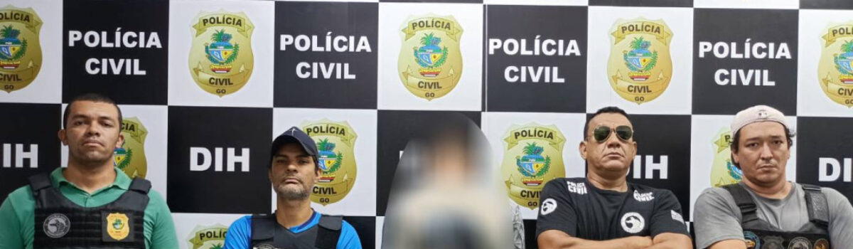 PCGO prende suspeito de matar a tiros o parceiro da ex-namorada