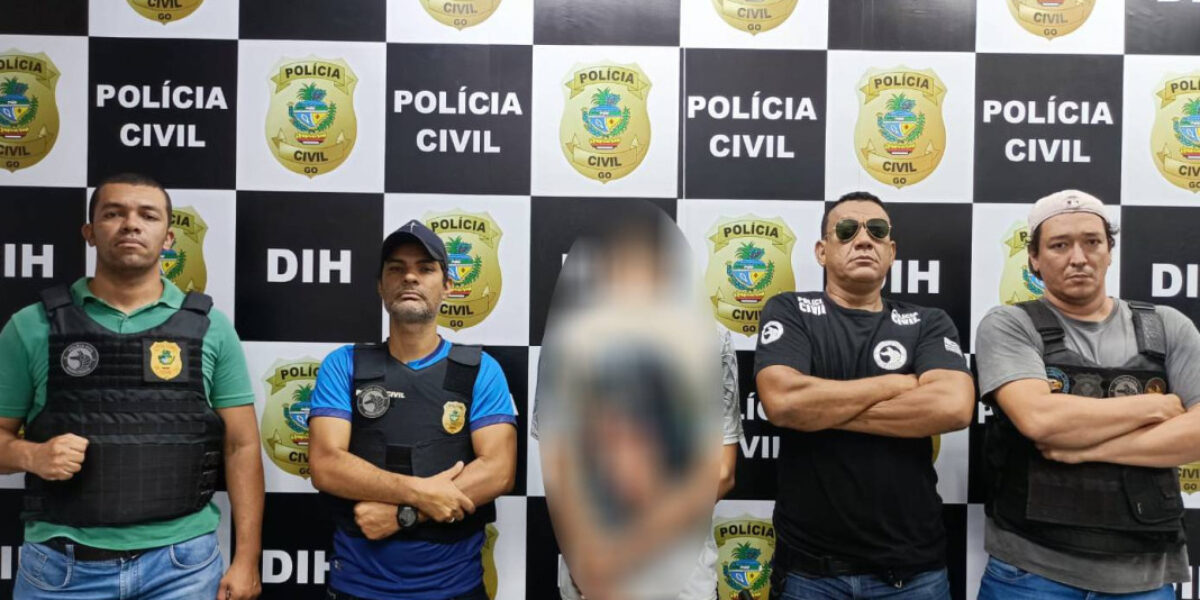 PCGO prende suspeito de matar a tiros o parceiro da ex-namorada