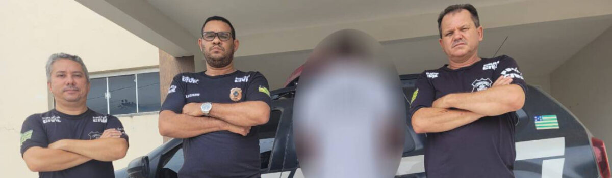 Suspeito de homicídio ocorrido em Monte Alegre é preso em Campos Belos