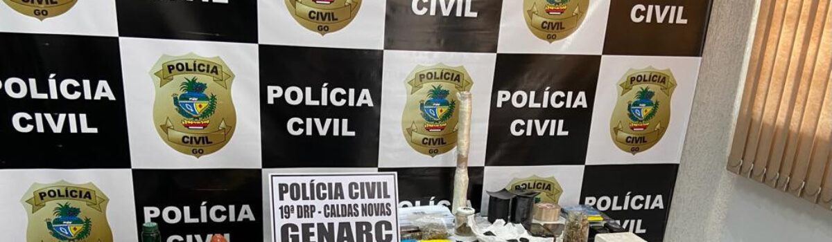 Operação mira o tráfico de drogas em Caldas Novas às vésperas de festival musical