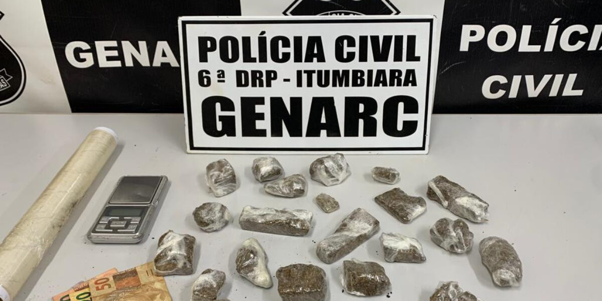 Três pessoas são presas em flagrante por tráfico de drogas em Itumbiara
