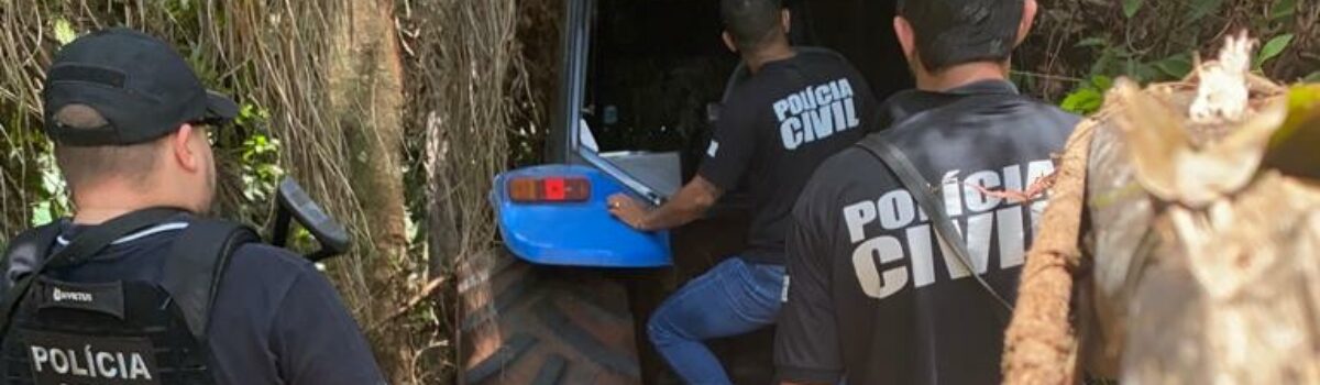 Trator levado em roubo em Bom Jesus é encontrado em Quirinópolis