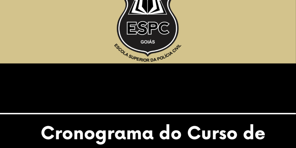 Cronograma do Curso de Atualização para Papiloscopistas de 2ª Classe