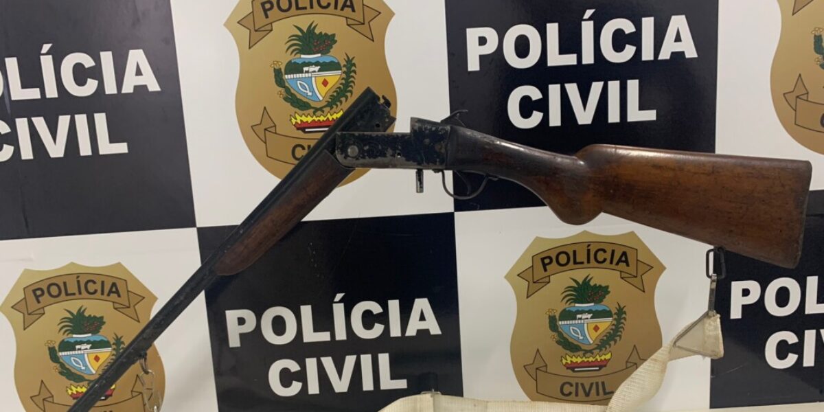 Homem é preso por posse de arma em Morrinhos após ameaçar companheira