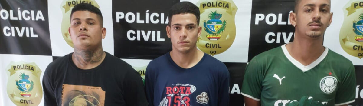 Trio suspeito de aplicar golpes em caminhoneiros na BR-153 é preso em Jaraguá