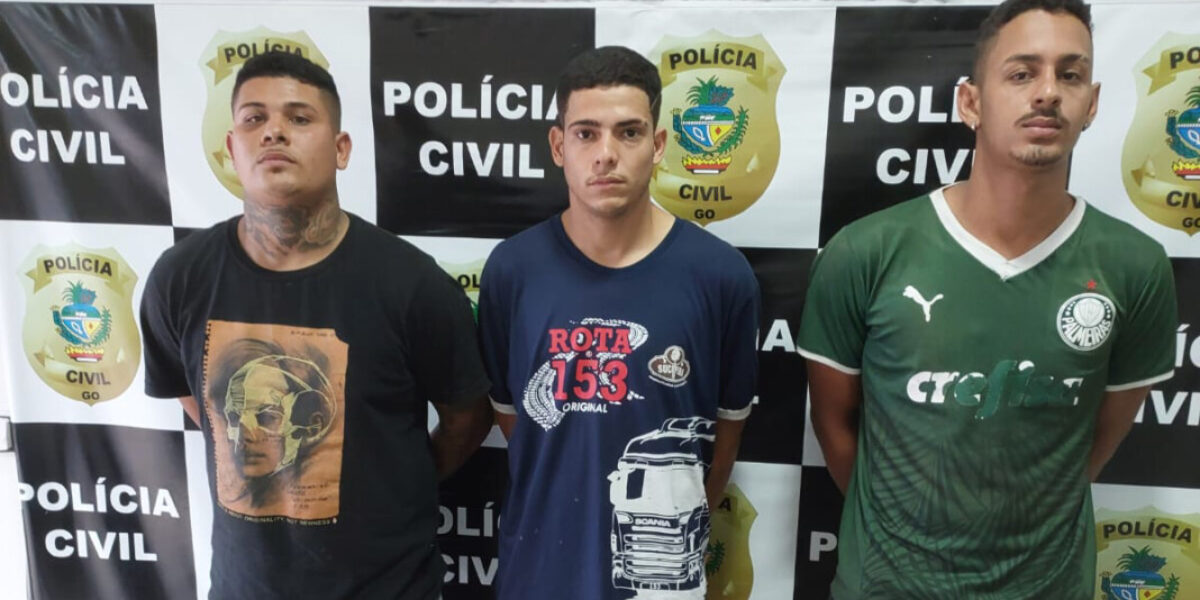 Trio suspeito de aplicar golpes em caminhoneiros na BR-153 é preso em Jaraguá