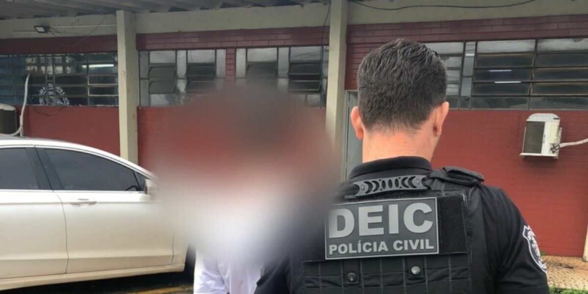 Preso homem que extorquiu mãe de jovem morto, mediante falsas ameaças, em Goiânia