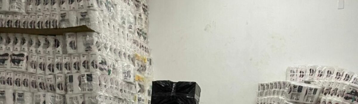 PC apreende 5 mil pacotes de cigarros contrabandeados em mercearia de Goianésia