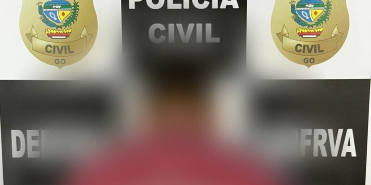 Homem é preso por roubo de veículo com participação de menor, em Goiânia
