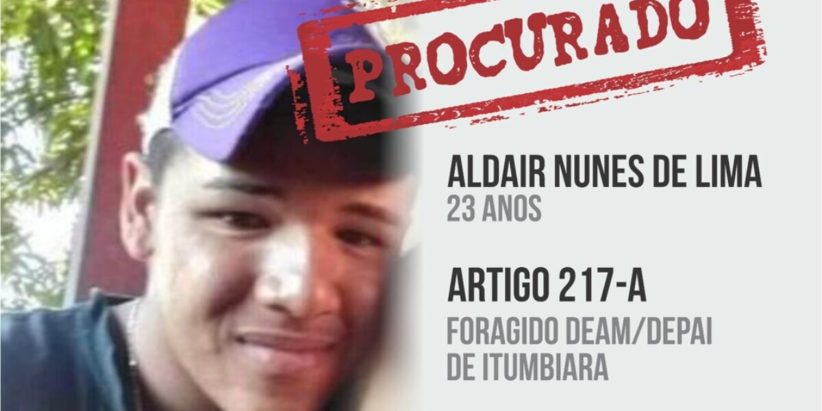 Polícia Civil procura investigado por estupros a criança de 10 anos em Itumbiara