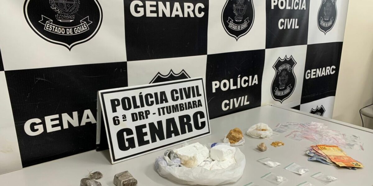 Três são presos durante desarticulação de dois pontos de venda de drogas em Itumbiara