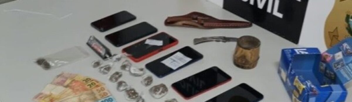 Dois adolescentes são apreendidos em operação contra tráfico de drogas em Morrinhos