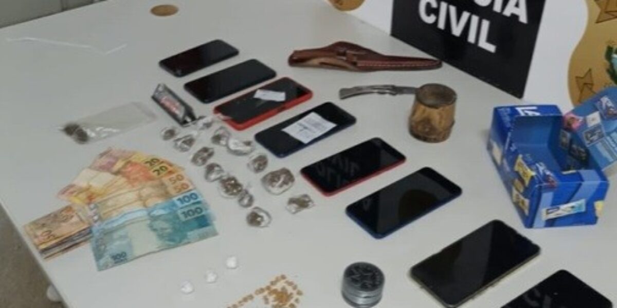 Dois adolescentes são apreendidos em operação contra tráfico de drogas em Morrinhos
