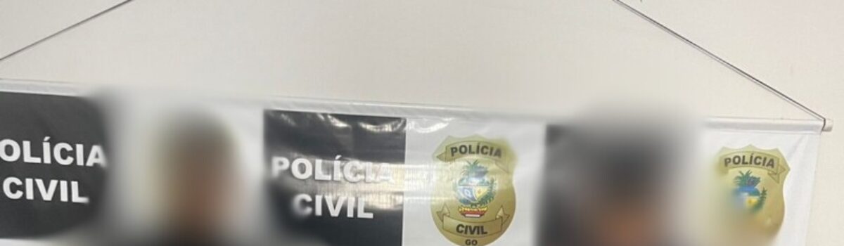 Dupla é presa em flagrante após furto de motocicleta em Aruanã