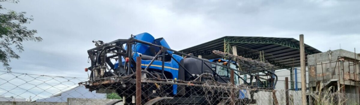 PCGO recupera máquina agrícola e prende empresário, em Mineiros