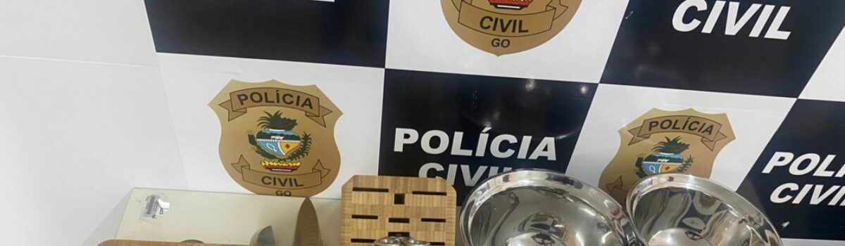 PC recupera utensílios furtados em Planaltina avaliados em R$ 13 mil
