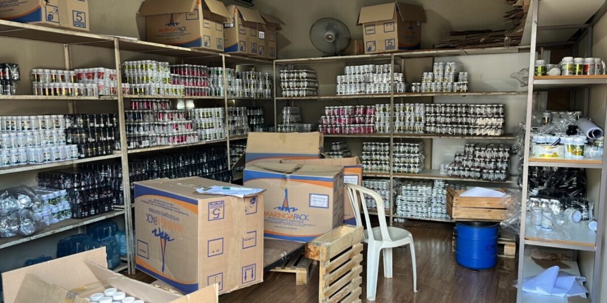 Operação Cápsula Fake fecha laboratório clandestino de suplementos e produtos medicinais