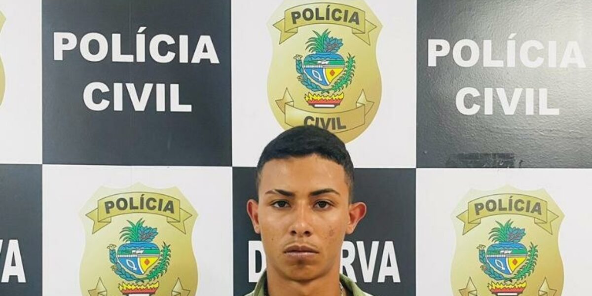 PCGO prende dupla por roubo de veículo, tráfico de drogas e porte de arma de fogo