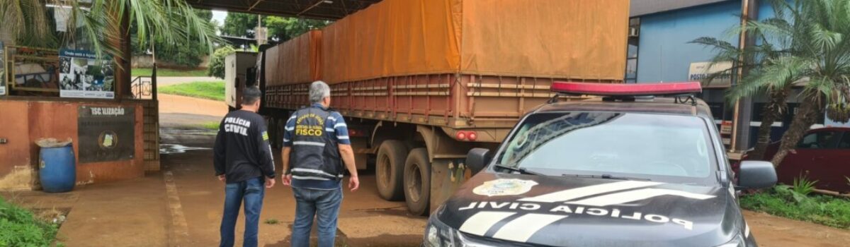 Polícia Civil identifica origem de carga apreendida em Itumbiara e combate sonegação fiscal