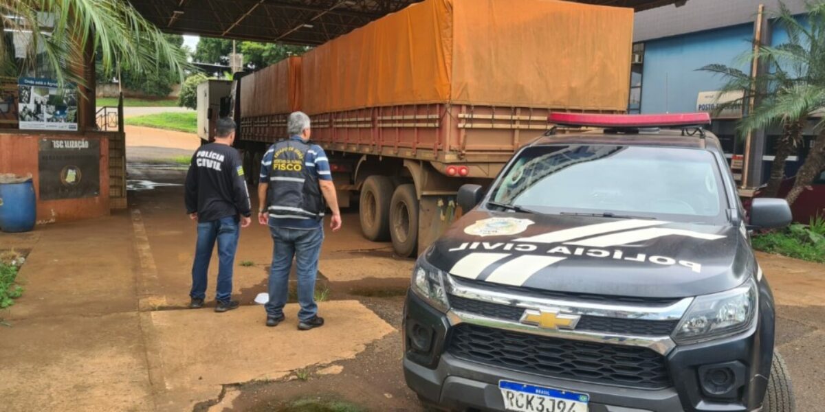 Polícia Civil identifica origem de carga apreendida em Itumbiara e combate sonegação fiscal