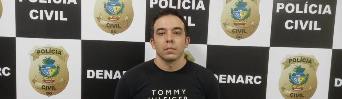 Integrante de quadrilha de tráfico de drogas é preso em Goianira