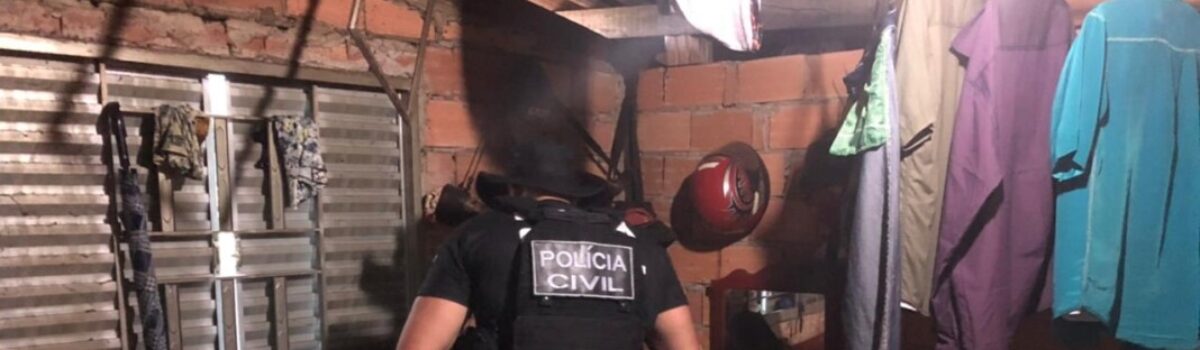 PCGO cumpre mandado de busca em casa de investigado por violência doméstica