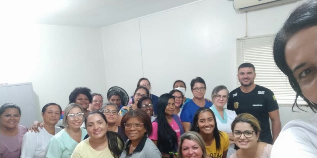 Servidoras da Saúde recebem orientação sobre violência doméstica em Itumbiara