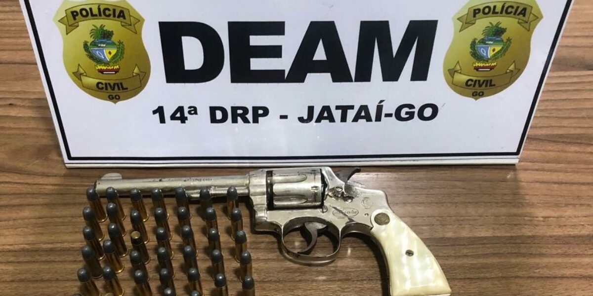 Operação Átria: Polícia Civil localiza e apreende arma de fogo em Jataí