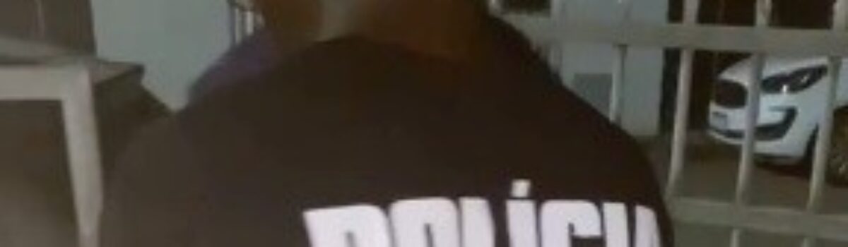 Autor de crimes de perseguição, difamação e injúria é preso em São Domingos