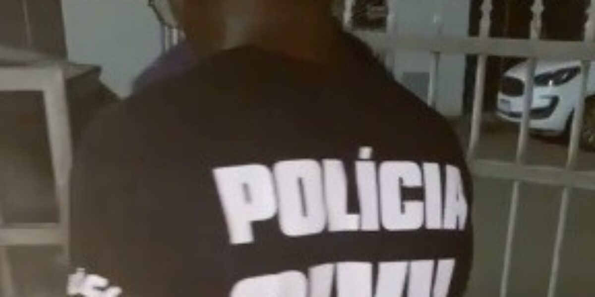 Autor de crimes de perseguição, difamação e injúria é preso em São Domingos