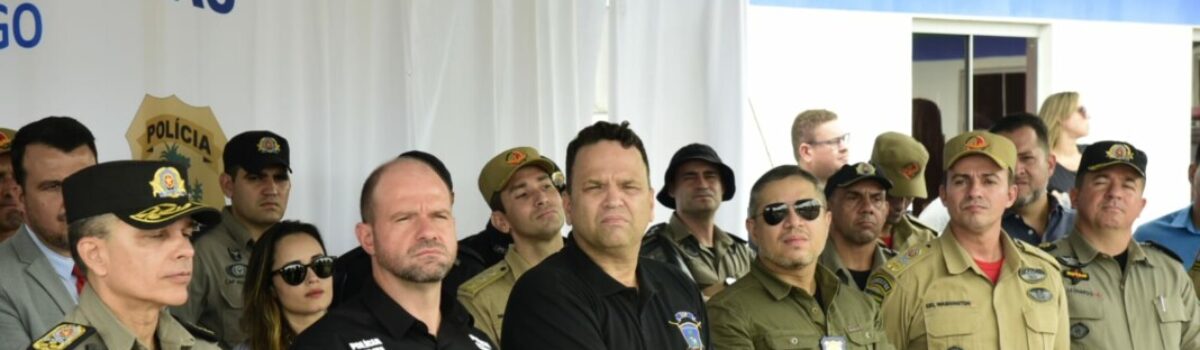 Delegado-geral participa da Operação Mãos Dadas, deflagrada pelas forças de segurança em Catalão